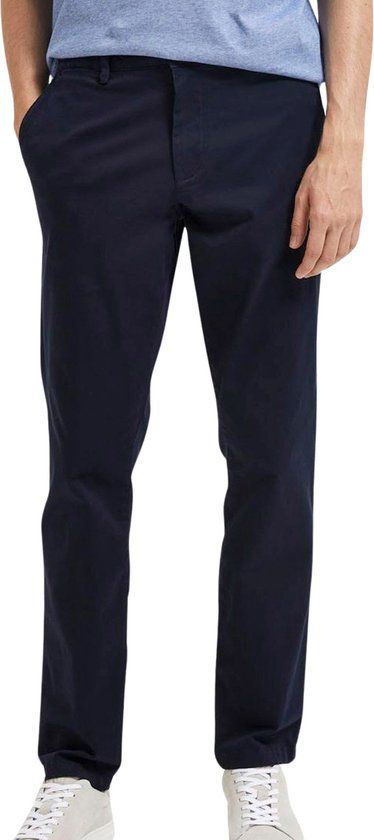 SELECTED HOMME Slhslim-new Miles 175 Flex Chino Broek Heren - Donkerblauw - Maat 34/34
