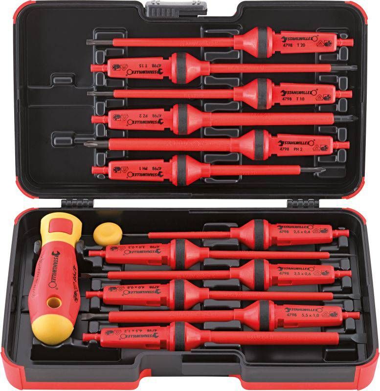 Stahlwille VDE verwisselbare schroevendraaierset 14-delig - 4018754253951