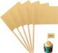 Étiquettes de nourriture de fête pour buffet - Drapeaux de cure-dent vierges pour cocktails - Drapeaux alimentaires pour buffets sur lesquels écrire
