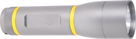 Shell LED Zaklamp - Zilver - 200 Lumen - IP55 Waterdicht