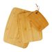 Ambiance Nature Snijplanken van bamboe, L 19 x 14 cm, L 29 x 22 cm, L 37 x 28 cm, ideaal voor aperitief, vleeswaren, brood, fruit, kaas