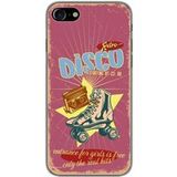 Apple iPhone SE 2020/2022 Retro disco bedrukt siliconen hoesje