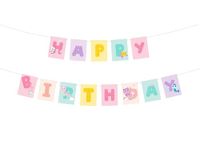 Party Deco Gabby's Dolhouse Happy Birthday Letterslinger (1,8m)