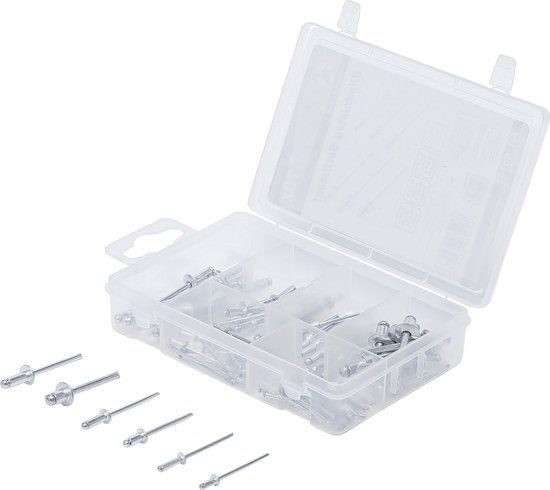 BGS Do it yourself BGS Popnagel assortiment Ø 2,4 - 4,8 mm 70 delig