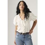 Levi's Giselle Ruffle Blouse Maat: XXL | Blouses Outlet | Dames | Wit