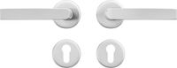 AXA Curve Kruk Blok Rozet PC Aluminium - Deurklink (Set)