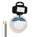 Parallelle EDM Parallelle kabel EDM 28745 wit/grijs 2 x 0,75 mm, 15 m, audiospoel