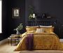 Housse de couette, 100% coton biologique, 220 TC, pour lit simple, couleur or
