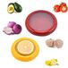 LINXIU Boîte de conservation pour fruits et légumes Boîte de conservation réutilisable pour réfrigérateur Boîte de conservation pour tomates Porte-citron pour garder les aliments frais Lot de 2