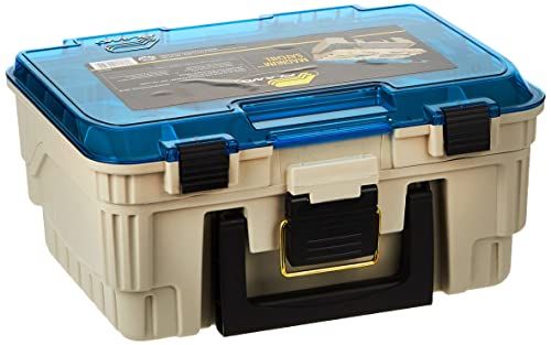 Plano 1349-00 Tackle Box - Two-Tier - Sandstone/Blue - One Size