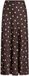 VILA Middellange rok VIELLETTE High waist Katoen Coffee Bean
