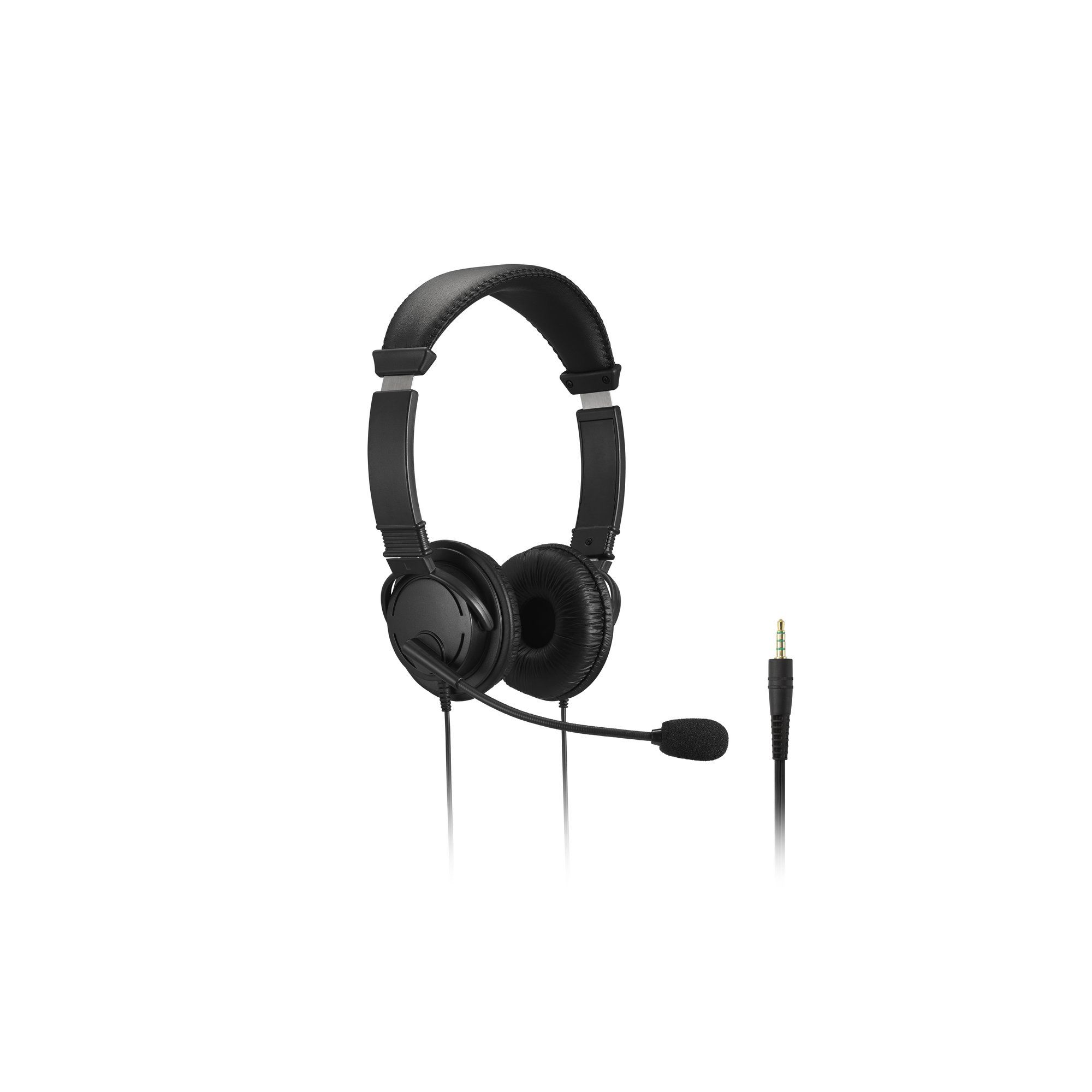 Kensington Hi-Fi Headset met Microfoon en Volume Controle - Zwart