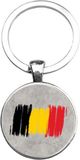 MC Living Belgian Flag Glass Keychain