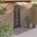 Maison Exclusive - Auvent pour porte d'entrée, gris, 150x100 cm, polycarbonate