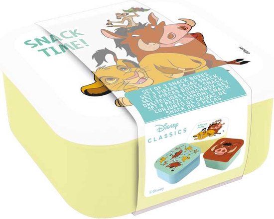 4KidsOnly Lion King Snackbox 3in1