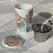 Lototobeker • porseleinen beker met deksel en geperforeerd filter • inhoud 350 ml • TEA SOUL