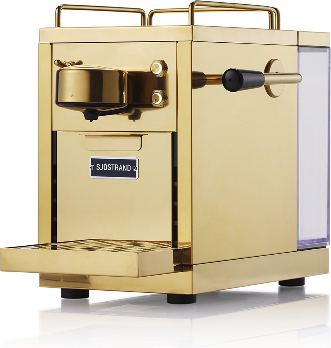 Sjöstrand Espresso Capsule Machine Messing Edition + gratis koffie!