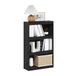 Furinno JAYA Enhanced Home 3-laags verstelbare plank boekenkast, Blackwood