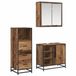 vidaXL Badkamermeubel Set Oud Hout 65 x 33 x 60 cm