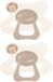 Difrax Fopspeen Natural - 12 tot 18 Maanden - Leeuw - Bruin - 2 Stuks
