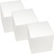 Rayher hobby materialen Rayher hobby Piepschuim vormen kubus - 3x - blok van 15 x 15 x 15 cm - figuren/blokken - wit