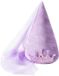 Little Adventures Lila prinsessen cone hoed – Fluwelen hoed met sluier