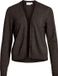 VILA Dames Korte Fijngebreide Cardigan Stretch Gebreid Basic Vest Gezellige Jas zonder Sluiting VIRIL