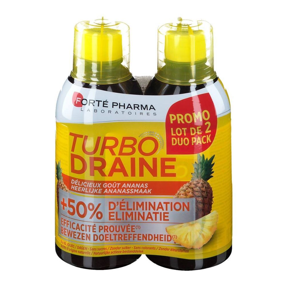Forté Pharma Forté Pharma Turbodraine Ananas Duopack 2x500 ml