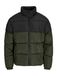 JACK & JONES Manteau d'hiver 'Maze' vert foncé / noir