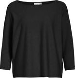 VILA Gebreide top VIMALU 3/4 mouw Black Beauty