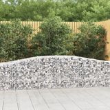 Maison Exclusive - Bacs grillagés en acier galvanisé, set de 4, dimensions 400x50x80/100 cm