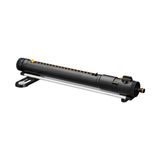 Fiskars X-serie arroseur oscillant S-L, incl. filtre amovible et outil de nettoyage d'arroseur, arroseur pour 300-500 m², noir/orange, 1070831