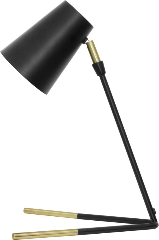 TAK Design Cove Bureaulamp - Verstelbaar - Metaal - 26 5 x 25 x 45 5 cm - Mat Zwart