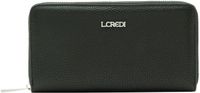 L.CREDI Perla Zip Around Wallet Black