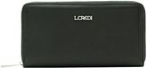 L.CREDI Perla Zip Around Wallet Black