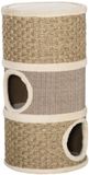 PawHut Kattentoren - Spaanplaat klasse E1 - 37,5 x 37,5 x 70 cm - Khaki en bruin