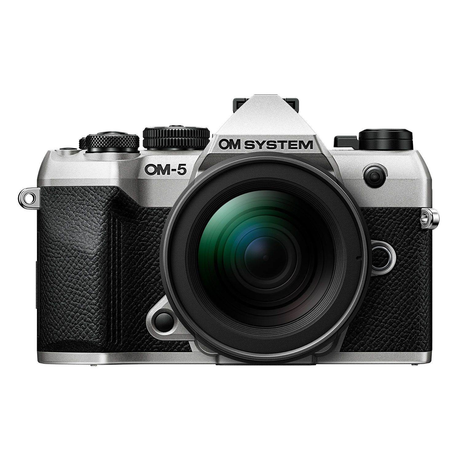 OM System OM-5 Mark II Zilver + 12-45mm f/4.0 PRO Zwart