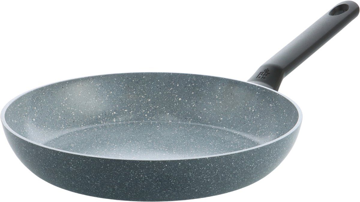 BK Blue Label Granite Keramische Antiaanbak Koekenpan Ø24cm - PFAS-vrij - Inductie Koekenpan - Grijs