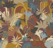 A.S. Création Jungle behang kleurrijk oranje blauw geel - A.S. Création Antigua 390961 - bloemen behang vliesbehang - 10,05 m x 0,53 m Made in Germany