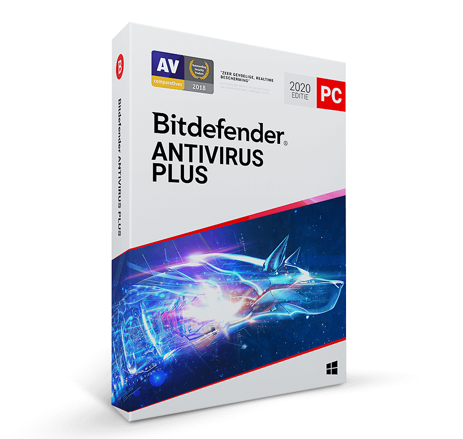 Bitdefender Antivirus Plus 2019 - 5PC - 1 jaar - 8718469561452