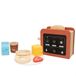 Woomax Grille-pain jouets en bois avec 8 accessoires multicolore enfants