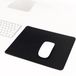 Ibenzoa® Tapis de souris antidérapant noir pour PC et ordinateur portable - Surface compacte et lisse 240x200 mm