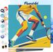 Figured'Art Mini Schilderen op Nummer Volwassenen 20x20cm met Sportaffiche Tennis
