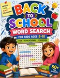 Back to School Word Search Activity Book for Kids Ages 8–10