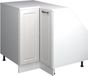 Vicco Rion Armoire pour mur incliné Armoire d'angle – 75,6 x 81,6 cm avec 1 porte, corps de meuble 60 cm de profondeur Blanc Campagne