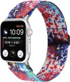 Strap-it Tribal bandje - Geschikt voor Apple Watch 44mm / 45mm / 46mm / 49mm - Coloré - Nylon