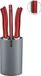 Amefa Sky Lag Steakmessen set - 6 delig - rood