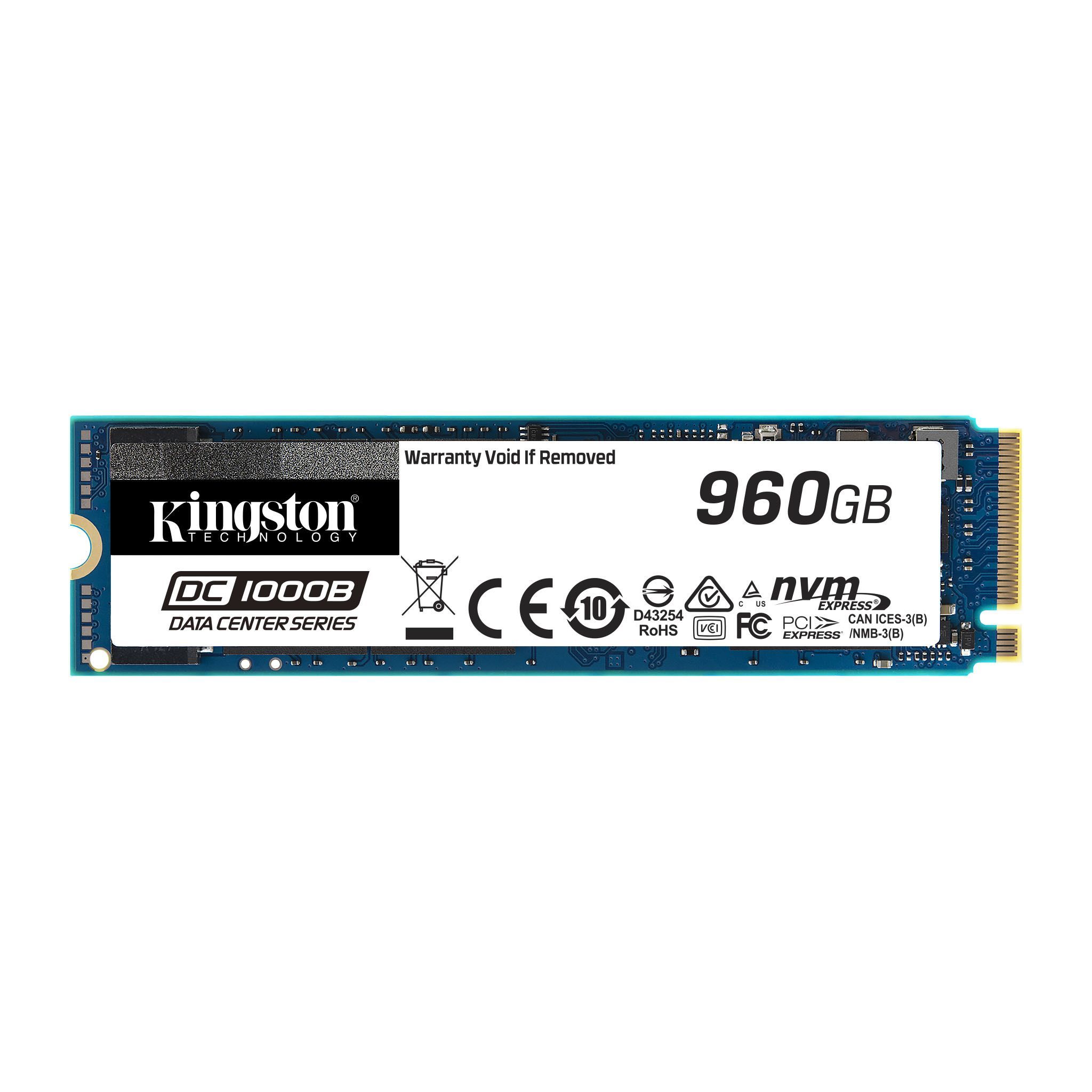 Kingston DC1000B 960GB NVMe PCIe Gen 3.0 M.2 SSD