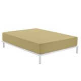 Alexandra House Living Verstelbaar onderlaken Lichtbruin 160 x 190/200 cm