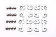 Ht Components T2 Plaque de fixation de taquet Argent